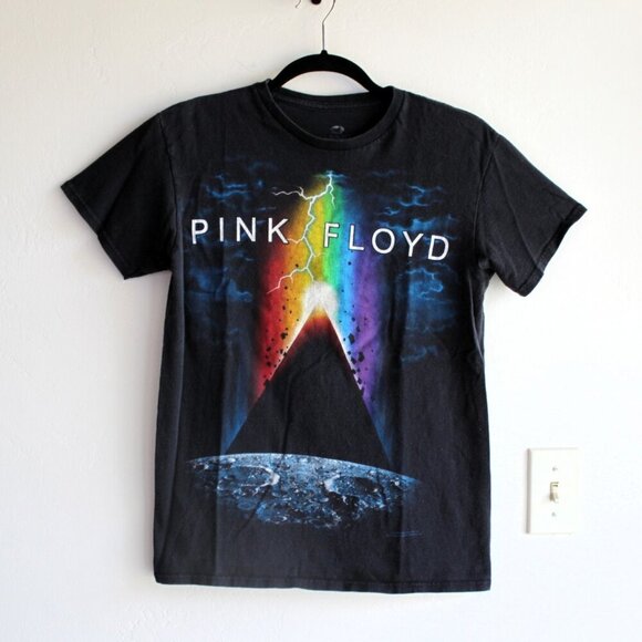 Liquid Blue Other - Pink Floyd Shirt Mens Small Black Liquid Blue Dark Side Of The Moon Retro